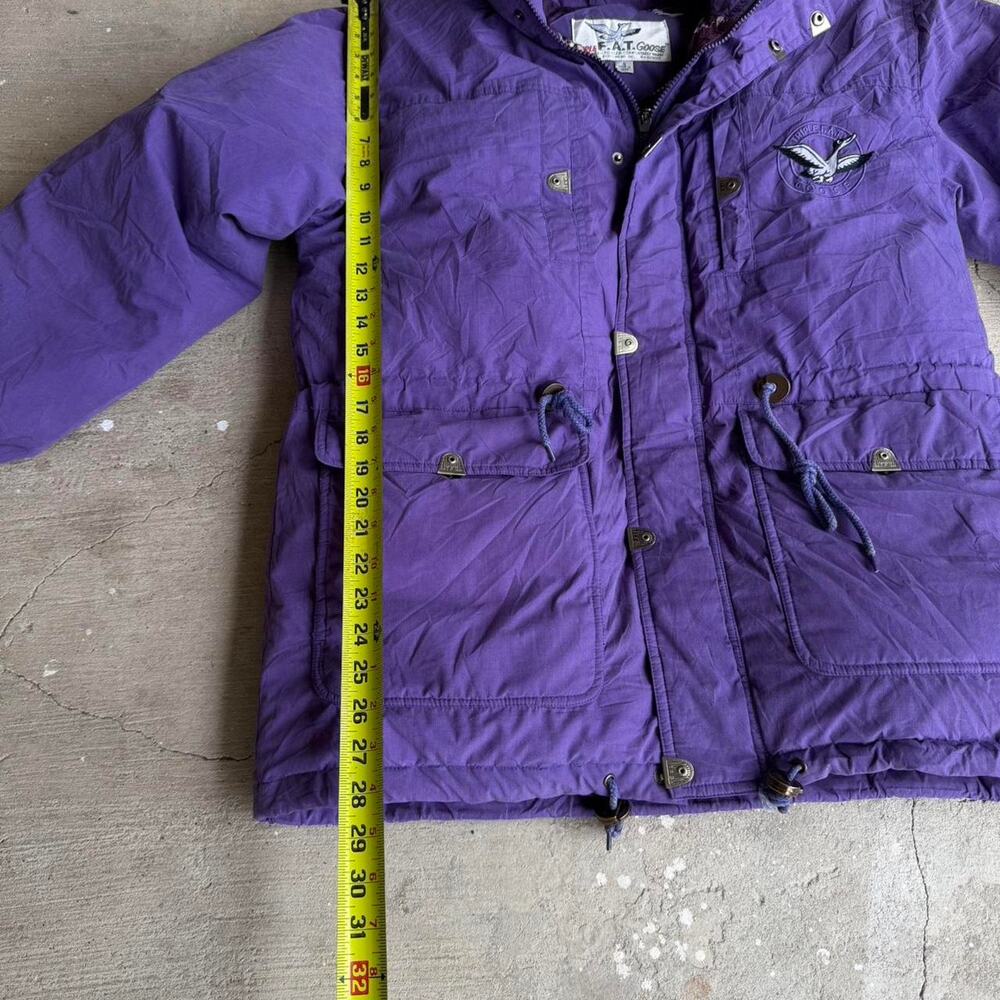 Purple triple‎ fat goose puffer - Picture 6 of 8